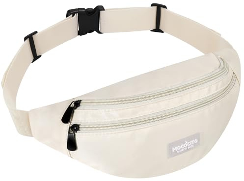MOCOCITO Bauchtasche Gürteltasche für Damen und Herren, Hüfttasche, Brusttasche Groß Handytasche 120CM/135CM Gurt Verstellbarer für Outdoor Sport Camping Wandern Fahrrad Geschenke für Frauen Männe