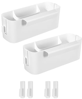 2 Stück Bett Organizer Zum Einhängen, Bettablage Zum Einhängen, Bett Organizer, Nachttisch Bett Bettablage Betttasche Boxen mit 2 Abnehmbarer Haken, für Büro, Schule, Zuhause, Wohnheim, Etagenbett