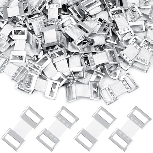 FLEXNOVA 100 Stück Verbandklammern, Metall Elastische Bandage Clips Mullbinden Verband Clips Wrap Stretch Clip Kompressionsbandage Klammer Elastikbandage Klammern für Bandage