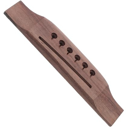 BESPORTBLE Ersatz Gitarrenstege aus Rosenholz für Akustikgitarren Klassisches Gitarrenzubehör zur Instrumentenreparatur 41 Zoll Stabiler Gitarrensteg mit Vollem Klang für Folk Gitarren