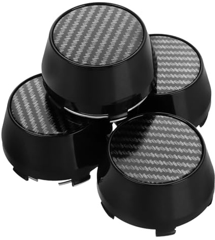 Cabilock 4 Piezas Tapas Centrales para Llantas Cubiertas para Centro de Rueda Vehículos Diseño Fácil Instalación y Protección contra Suciedad Estética Automóvil