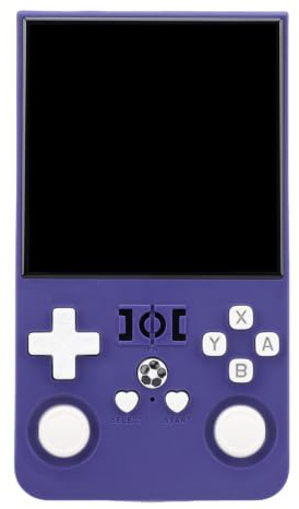 Qudinip Retro Handheld Game Console with Long Battery Life 4000mAh for Portable Gaming Players Size 4 Inch Open Source (Indigo Blue)
