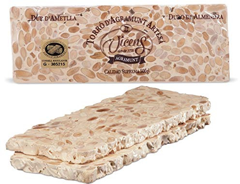 Turrón Duro de Almendra 500 gr