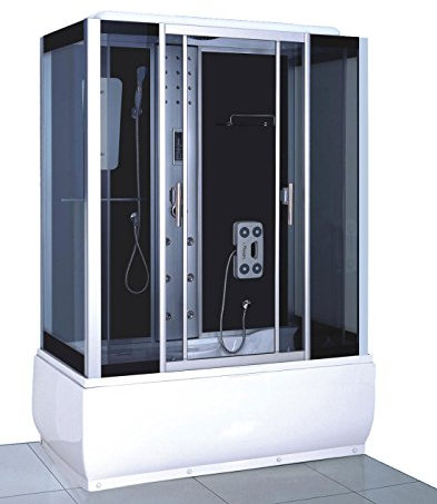 VASCA DOCCIA IDROMASSAGGIO 2 PERSONE NUOVA CABINA DOCCIA Sicily 150 x 83 cm