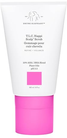 Drunk Elephant T.L.C. Happi Scalp Scrub - 180 ml/6 fl oz - Clean Clinical - Sulfate-Free - Cruelty-Free - Dermatologist-Tested - Free of Essential Oils, Silicones, and SLS