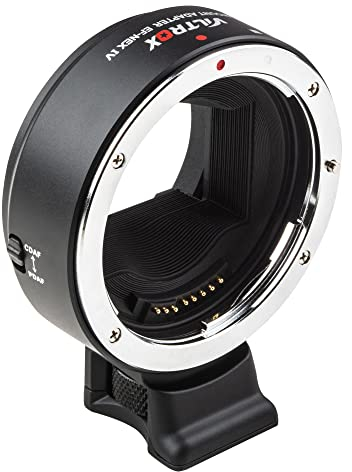 VILTROX EF-NEX IV Lens Mount Adapter CDAF/PDAF with Aperture Control EXIF Transmitting Auto Focus Adapter for Canon EF/EF-S Lens to Sony A9 A7RIII A7RII A7III A7II A6300 A6500 E-Mount Cameras