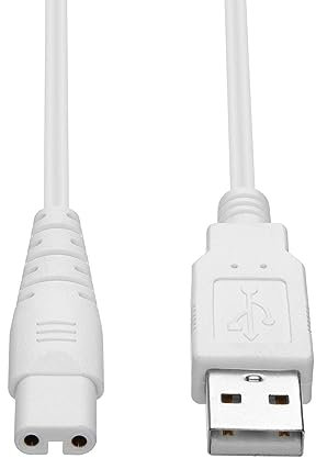 USB Charging Cable for Nicwell, Fairywill, Aquasonic, MOSPRO, Nicefeel, Zerhunt, Oralfree, Waterfloss, Tovendor, Hangsun, Initio, McNaval , Cremax and USB Charging Cord Replacement Parts ( White)…