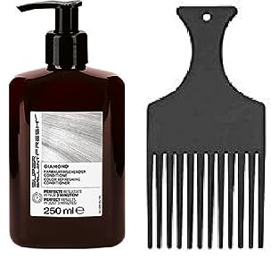 HAIR HAUS SUPER BRILLIANT FRESH 250ml Farbauffrischender Conditioner + Strähnenkamm-Fingerstyler (Diamond)