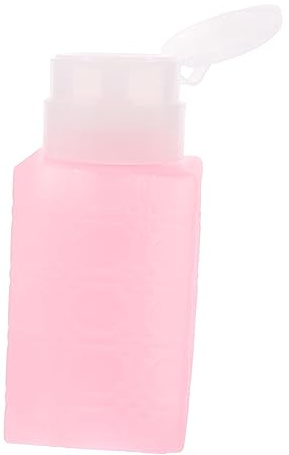 Flacon Pompe à Liquide 250ml en Plastique Rose pour Maquillage | Voyage, Nettoyage Facile, Format Portable, Distributeur Pratique pour Usage Cosmétique