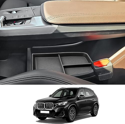 CDEFG Compatible con BMW X1 iX1 U11 2023 2024 2025 Consola Central Organizador Caja de Almacenamiento X1 iX1 U11 Guantera Inferior del Reposabrazos Central X1 iX1 2025 Accesorios (Consola Central)