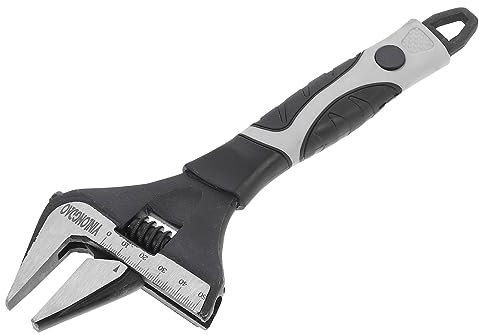 HOMSFOU 1Stk Rollgabelschlüssel Aqua-Wasserhahn Dusche Sprinkler Duschkopf maulschlüssel Rohrzange Affenschlüssel große Öffnung Schraubenschlüssel Planke Chrom-Vanadium-legierter Stahl