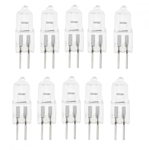 UGEFKMQ Halogenlampen G4 12V 35W Kapsel 2 Pin Glühbirne 20W G4 Halogen Leuchtmittel Warmweiß Dimmbar 20W,10PC