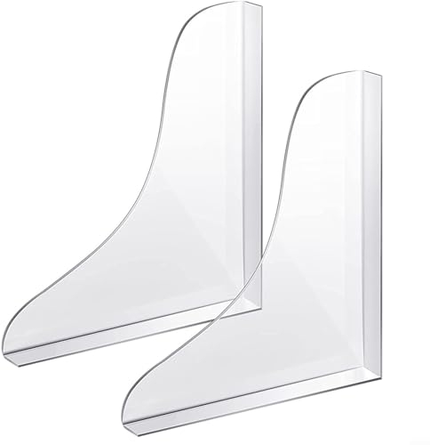 ARMYJY 2Pcs Acrylic Shower Splash Guard Kit, Bathtub Waterproof Self-Adhesive Large Splash Guards,11.22 x 10.16 x 0.75 inches