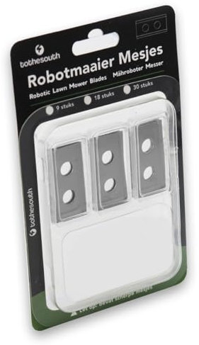 3 lame per robot tagliaerba South® in acciaio adatte a PARKSIDE (robot tosaerba) - Attenzione: viti non incluse - 3 pezzi