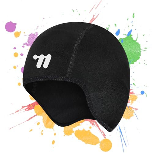 LuTuo Fahrrad Mütze Winter | Wintermütze Fahrradmütze | Bike Warm Cap Winddichte Helmmütze | Helm-Unterziehmütze Herren/Damen für Fahrradhelm Skihelm Sportmütze für Radfahren Motorradfahren Skifahren