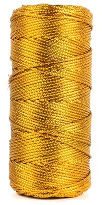 100 metri di spago dorato da 1,5 mm, filo metallico non elasticizzato, per etichette regalo, artigianato, gioielli, confezioni regalo