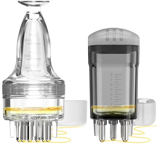 Minoxidil Applikator, 2 Stück, direkt auf die Kopfhaut, schnell aufzutragen, Wurzelkamm-Applikatorflasche für Haarserum-Applikator, kleiner Haar-Applikator-Pinsel, speziell für Minoxidil-Applikator,