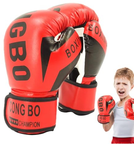 Guantes de Boxeo para niños,Guantes de Boxeo para niños,Manoplas de Entrenamiento Ajustables para niñas | Guantes de Lucha, Guantes de protección de Boxeo Transpirables para Boxeo, Kick Boxing,