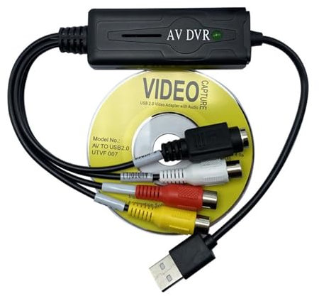 Zxfdsfdbnm USB 2.0-Kabel Adapter Video Captures Kartenadapter PC Kabel Für Videospiel Record Captures Karte