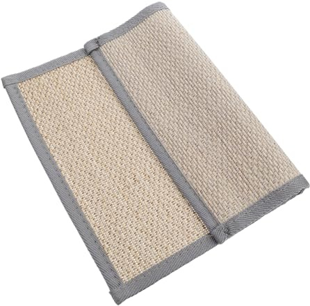 WOONEKY Rascador para Gatos con Clavos Espiral Tablero de Cartón para Proteger Muebles Camas y Sofás Protección contra Arañazos para Gatos de Interior