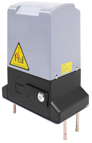 Automatischer Schiebetorantrieb, Schiebetorantrieb mit Fernbedienung, Leistungsstarker Torantrieb mit 750W Motor für Schiebetore mit einer Breite von bis zu 12 m