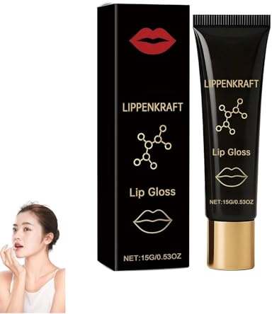 Hydrating Lip Gloss, Plumpify Lips Plumping Serum, Lip Plumper Boosting Serum, Nourishing and Plumping Formula, Reduces Fine Lines, Enhancing Plump Effect, Non-Sticky (1PC)