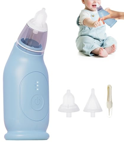 Aspiratore nasale per bambini, elettrico, portatile, forte , dalla congestione del naso per ragazzi, ragazze, genitori, raffreddore, , moccio, muco, rimozione e cura