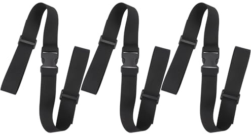 Kisangel Correa para Silla de Ñiño Ajustable 3 Piezas 3,8 Cm Ancho, Arnés de Seguridad para Trona Infantil, Cinturón Seguro para Alimentación y Viaje, Accesorio Esencial para Ñiño