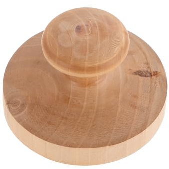 JEWEDECO Presse à Tortillas en Bois pour Galettes et Pains Plats, Outil Manuel Polyvalent Cuisine Familiale et Établissements Professionnels