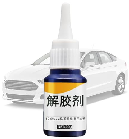 Glue Remover - Glue Remover for High Performance Glue Remover, 20g Glue Stain Cleaner, Artificial Nail Remover for Wood Wall Care, Craft Projects, Renovation
