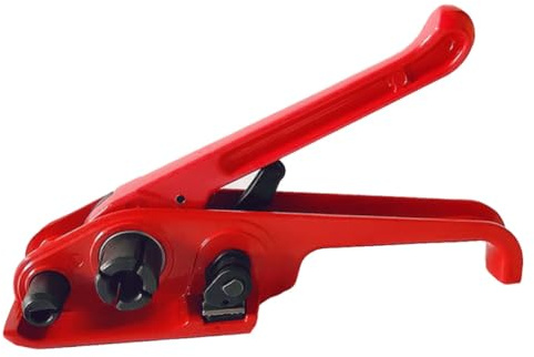 TINEASUR Macchina Reggiatrice Manuale per Fascia Pet Plastica, Leggera e Portatile, per Imballaggio in Casa e Ufficio Pinza per Tensionamento