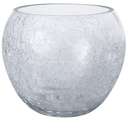 botle Macetero redondo para orquídeas, cristal, 15 x 13 cm