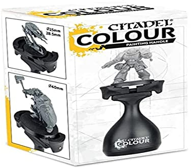 Games Workshop - Mango de Pintura Citadel Colour (Mk2), Negro, Gris