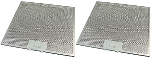 Cooker Hood Metal Mesh Grease Filters 320mm x 320mm Pack of 2 compatible with AEG Beko Belling