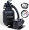 SF-8300T 7-Wege-Ventil Pool Sandfilteranlage ECO 300W - 8000L/h mit Zeitschaltuhr