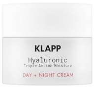 Klapp Triple Action Moisturising Day + Night Cream - 50 ml - Long-lasting Hydration, Rich Moisturizer for Sensitive Skin - Clean Beauty & Vegan - Tension & Dryness - Hyaluronic Acid