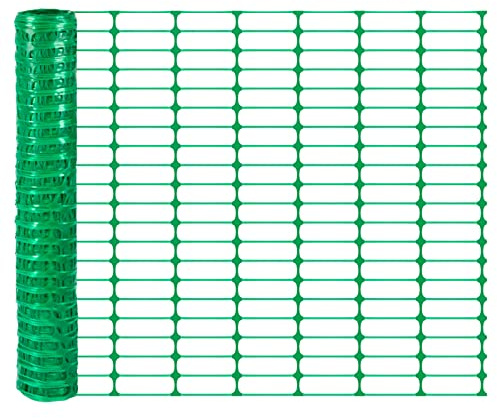 VOSS.farming PowerOFF 50m Classic Begrenzungszaun, Höhe 100cm - 120x40mm, Absperrzaun, Kunststoffzaun, grün