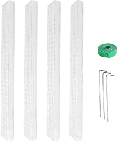 Monstera Lot de 4 jauges d'escalade 61 cm en Plastique pour grimpantes Monstera Philodendron Creepers