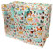 Rex London Sac géant XXL, sac de rangement avec fermeture éclair, motif multicolore (forêt/animaux de la forêt)