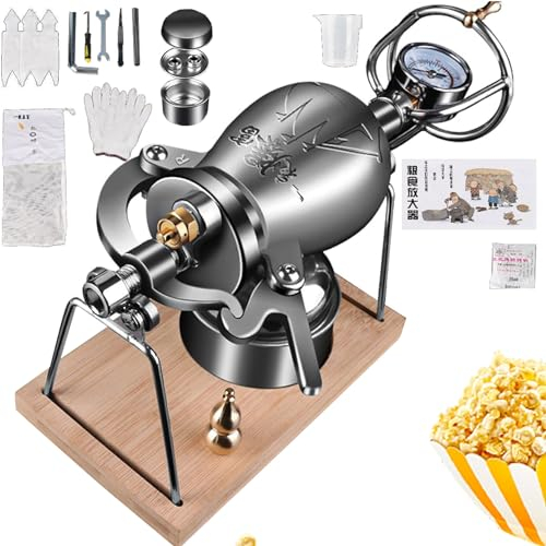 KYZTMHC Popcorn Cannon Chinese Popcorn Machine Healthy Popcorn Maker Pressure Popcorn Popper Home Small Stovetop Puffed Rice Maker (Color : 328ml)