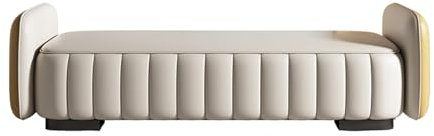 CUSTCH Bettbank, Nachttischhocker für Schlafzimmer, gepolsterter Fußhocker/Bank, Schuhwechselhocker, einfache Garderobenbank, Sofahocker, Ottomane für das Bettende