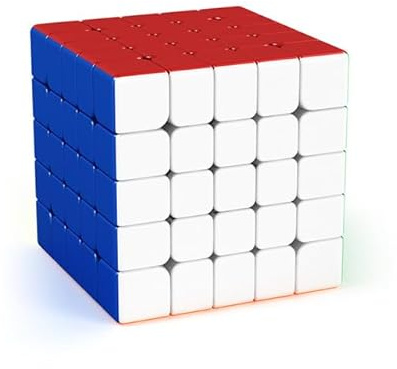 Bokefenuo Cuber Moyu Meilong 5x5 m Magnetic Stickerless Speed Cube Meilong 5x5x5 m Meilong Puzzle Magic Cube Toy (Moyu Meilong 5x5 Magnetic)