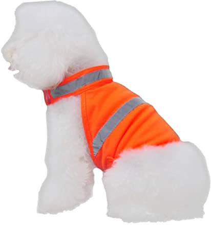 BELLIFFY Hundesicherheitsweste Reflektierend Atmungsaktive Sommerkleidung Für Hunde Hohe Sichtbarkeit Für Und Outdoor-aktivitäten Fluorescent Orange