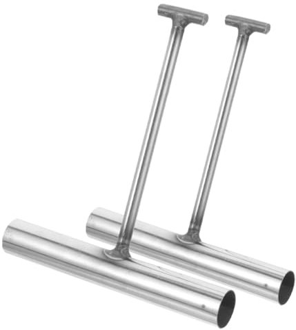 SOESFOUFU 2piezas Ganchos Resistentes De Acero Inoxidable Forma De t Para Levantar y Tirar Tapas De Alcantarilla Puertas Corredizas y Alcantarillas