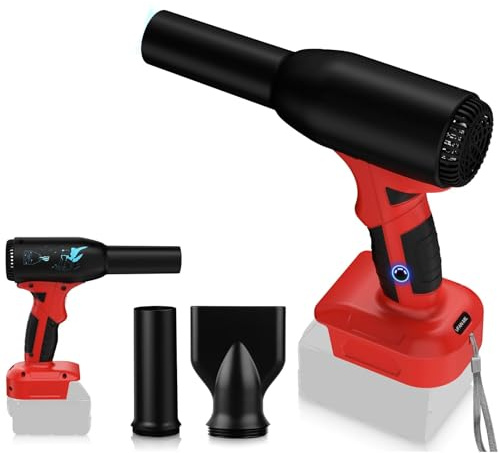 Souffleur à poussière sans fil pour Milwaukee 18 V pour batterie M18, souffleur à feuilles pour Milwaukee Jet Dry Mini dépoussiéreur à air comprimé pour camping barbecue (batterie non incluse)
