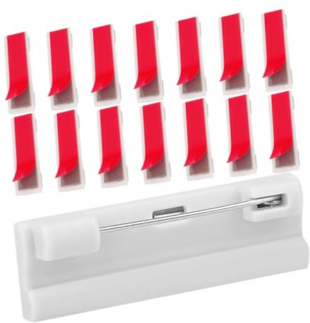 KONTONTY 50piezas Pin De Seguridad Autoadhesivo Para Id De Alfileres Para Manualidades y Etiquetas Hospital
