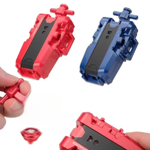YUVKIN 2 kreisel X String Launchers, Kampfkreisel Starter Set, Battling Tops Schnur Launcher, Battle Spinner Starters, Kompatibel mit X-Serien kreisel