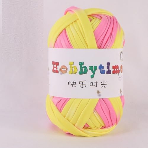 2pc Stoffgewinde Hakenbodenmatte Strickfäden Handgefertigt Dicke Wollfadenspeicherkorb Häkeldecke Decke Stoff Tape Stoff Seil DIY,13
