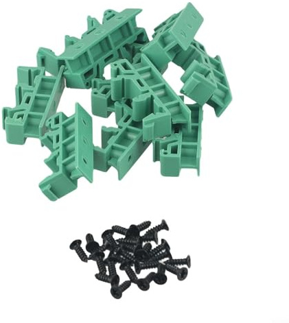 5 Sets DRG01 Leiterplatten-Montagehalterungen passend für DIN 35 Schienenadapter Verwendung in Leiterplattenmontage und Montage