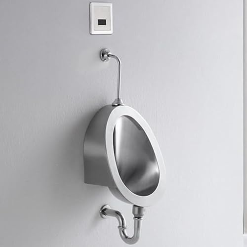 Orinatoio automatico con sensore in acciaio inossidabile 304 a parete Washout Orinatoio per bagni di famiglia Induct F Design Uomo Bagno Solut